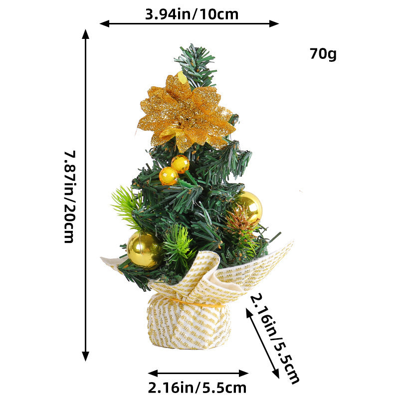 Wholesale Mini Christmas Tree Restaurant Tabletop Christmas Decorations